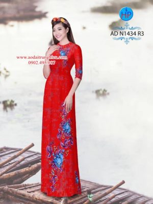 Vải áo dài Hoa in 3D kiểu mới AD N1434 35 1563904709 307 Vai ao dai Hoa in 3D kieu moi AD N1434