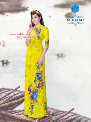 Vải áo dài Hoa in 3D kiểu mới AD N1434 28 1563904709 85 Vai ao dai Hoa in 3D kieu moi AD N1434