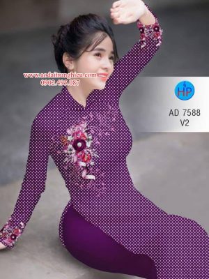 Vải áo dài Bi và hoa kiểu mới AD 7588 23 1563981253 168 Vai ao dai Bi va hoa kieu moi AD 7588