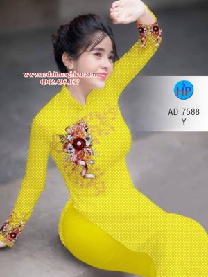 Vải áo dài Bi và hoa kiểu mới AD 7588 21 1563981253 905 Vai ao dai Bi va hoa kieu moi AD 7588