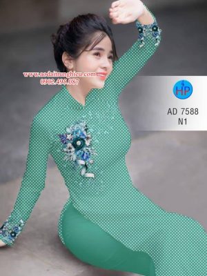 Vải áo dài Bi và hoa kiểu mới AD 7588 33 1563981254 215 Vai ao dai Bi va hoa kieu moi AD 7588