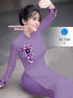 Vải áo dài Bi và hoa kiểu mới AD 7588 34 1563981254 319 Vai ao dai Bi va hoa kieu moi AD 7588