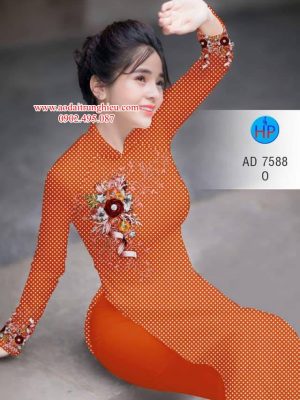 Vải áo dài Bi và hoa kiểu mới AD 7588 30 1563981254 323 Vai ao dai Bi va hoa kieu moi AD 7588