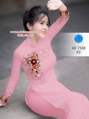 Vải áo dài Bi và hoa kiểu mới AD 7588 28 1563981254 8 Vai ao dai Bi va hoa kieu moi AD 7588