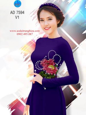 Vải áo dài Hoa Cúc e ấp mới ra AD 7594 31 1564068166 273 Vai ao dai Hoa Cuc e ap moi ra AD