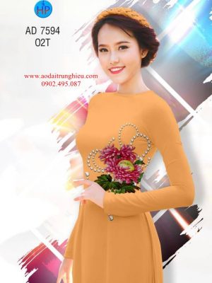 Vải áo dài Hoa Cúc e ấp mới ra AD 7594 24 1564068166 325 Vai ao dai Hoa Cuc e ap moi ra AD