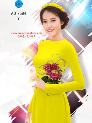 Vải áo dài Hoa Cúc e ấp mới ra AD 7594 36 1564068167 326 Vai ao dai Hoa Cuc e ap moi ra AD