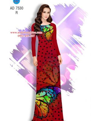 Vải áo dài Bướm và bi kiểu mới AD 7530 27 1564070867 322 Vai ao dai Buom va bi kieu moi AD 7530