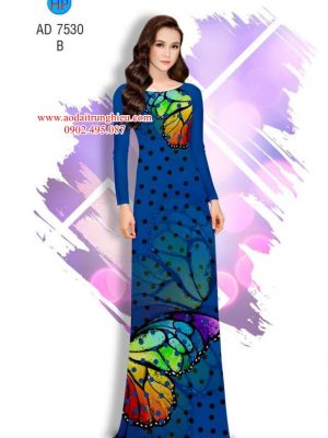 Vải áo dài Bướm và bi kiểu mới AD 7530 37 1564070867 452 Vai ao dai Buom va bi kieu moi AD 7530