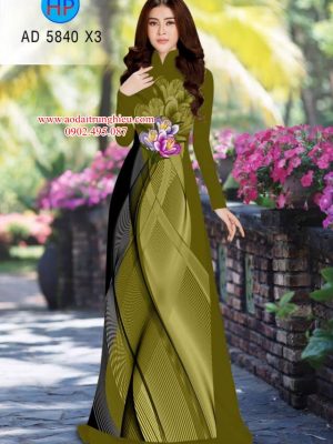 Vải áo dài Hoa in 3D kiểu mới AD 5840 29 1564200982 275 Vai ao dai Hoa in 3D kieu moi AD 5840