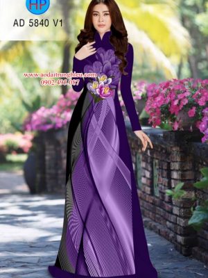 Vải áo dài Hoa in 3D kiểu mới AD 5840 31 1564200982 463 Vai ao dai Hoa in 3D kieu moi AD 5840