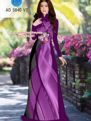 Vải áo dài Hoa in 3D kiểu mới AD 5840 21 1564200982 739 Vai ao dai Hoa in 3D kieu moi AD 5840