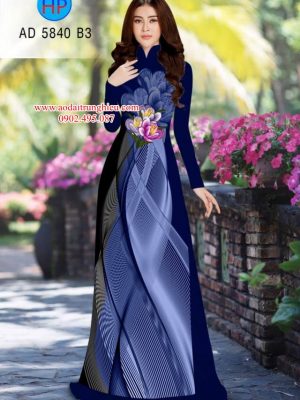 Vải áo dài Hoa in 3D kiểu mới AD 5840 36 1564200982 815 Vai ao dai Hoa in 3D kieu moi AD 5840