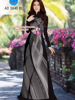 Vải áo dài Hoa in 3D kiểu mới AD 5840 25 1564200982 966 Vai ao dai Hoa in 3D kieu moi AD 5840