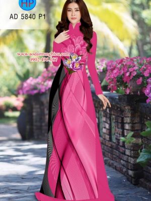 Vải áo dài Hoa in 3D kiểu mới AD 5840 27 1564200982 978 Vai ao dai Hoa in 3D kieu moi AD 5840