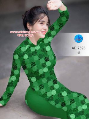 Vải áo dài Bi sọc Cô Ba mới ra AD 7598 24 1564217188 137 Vai ao dai Bi soc Co Ba moi ra AD