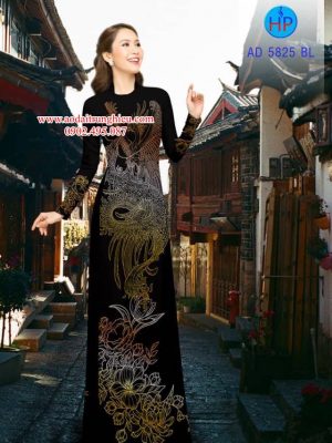 Vải áo dài Phượng hoàng kiểu mới AD 5825 21 1564384126 887 Vai ao dai Phuong hoang kieu moi AD 5825