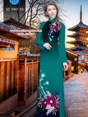 Vải áo dài Hoa in 3D kiểu mới AD 5841 22 1564385886 596 Vai ao dai Hoa in 3D kieu moi AD 5841
