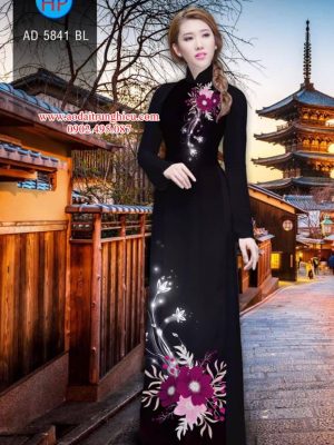 Vải áo dài Hoa in 3D kiểu mới AD 5841 36 1564385887 128 Vai ao dai Hoa in 3D kieu moi AD 5841