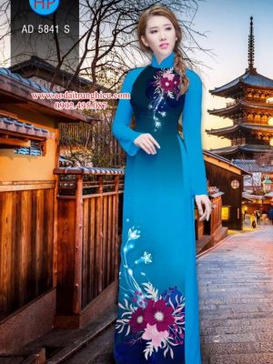 Vải áo dài Hoa in 3D kiểu mới AD 5841 26 1564385887 280 Vai ao dai Hoa in 3D kieu moi AD 5841