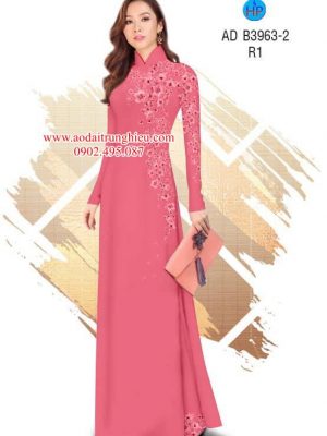 1564391224 163 Vai ao dai Hoa Dao thiet ke 2019 AD B3963