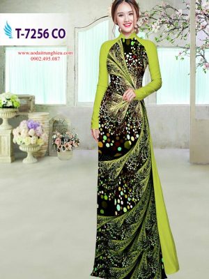 1564391468 919 Vai ao dai hoa van thiet ke 2019 AD T7256