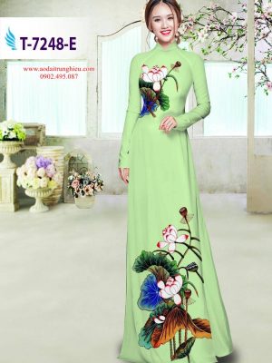 Vải áo dài hoa sen thiết kế 2019 AD T7248 28 1564391669 678 Vai ao dai hoa sen thiet ke 2019 AD T7248
