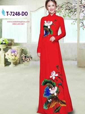 Vải áo dài hoa sen thiết kế 2019 AD T7248 27 1564391669 744 Vai ao dai hoa sen thiet ke 2019 AD T7248