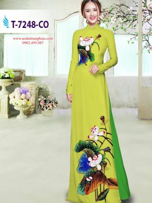 Vải áo dài hoa sen thiết kế 2019 AD T7248 26 1564391669 832 Vai ao dai hoa sen thiet ke 2019 AD T7248