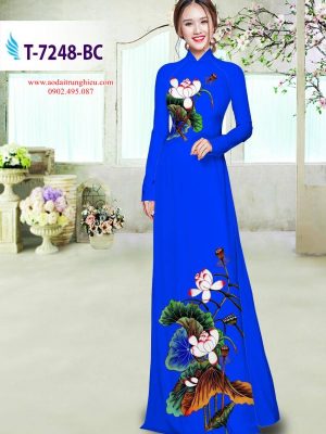 Vải áo dài hoa sen thiết kế 2019 AD T7248 24 1564391669 888 Vai ao dai hoa sen thiet ke 2019 AD T7248