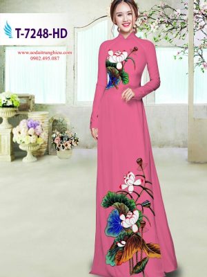 Vải áo dài hoa sen thiết kế 2019 AD T7248 31 1564391670 190 Vai ao dai hoa sen thiet ke 2019 AD T7248
