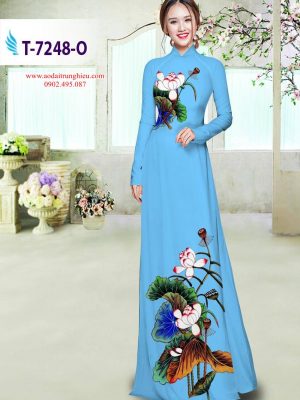 Vải áo dài hoa sen thiết kế 2019 AD T7248 36 1564391670 529 Vai ao dai hoa sen thiet ke 2019 AD T7248