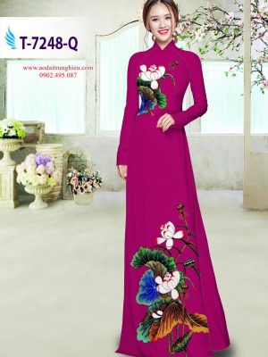 Vải áo dài hoa sen thiết kế 2019 AD T7248 37 1564391670 570 Vai ao dai hoa sen thiet ke 2019 AD T7248