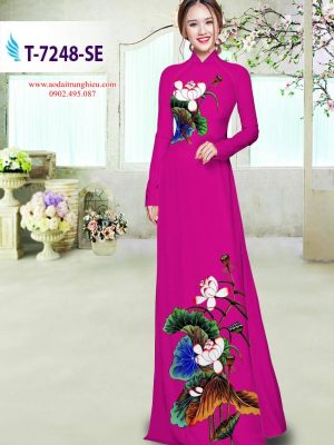 Vải áo dài hoa sen thiết kế 2019 AD T7248 38 1564391670 585 Vai ao dai hoa sen thiet ke 2019 AD T7248