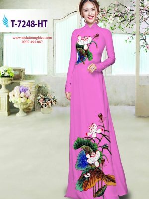 Vải áo dài hoa sen thiết kế 2019 AD T7248 32 1564391670 988 Vai ao dai hoa sen thiet ke 2019 AD T7248