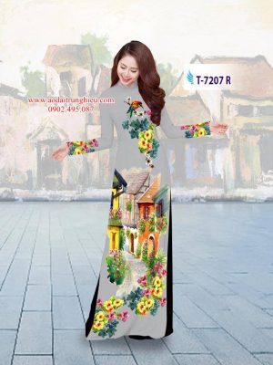 Vải áo dài phong cảnh thiết kế 2019 AD T7207 22 1564393081 713 Vai ao dai phong canh thiet ke 2019 AD T7207