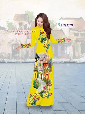 Vải áo dài phong cảnh thiết kế 2019 AD T7207 25 1564393082 805 Vai ao dai phong canh thiet ke 2019 AD T7207