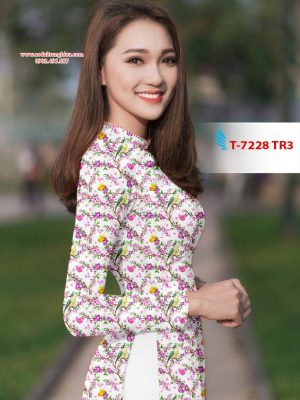Vải áo dài hoa nhí đều mới ra AD T7228 8 1564393810 40 Vai ao dai hoa nhi deu moi ra AD T7228