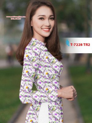 Vải áo dài hoa nhí đều mới ra AD T7228 9 1564393810 738 Vai ao dai hoa nhi deu moi ra AD T7228