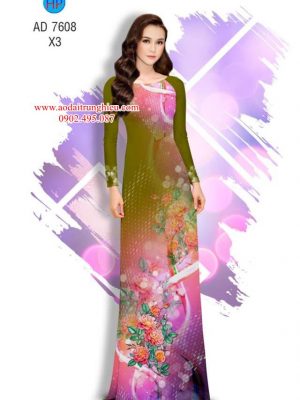 1564457832 260 Vai ao dai hoa dep kieu moi AD 7608