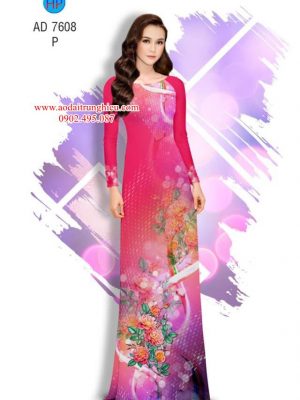 1564457832 336 Vai ao dai hoa dep kieu moi AD 7608