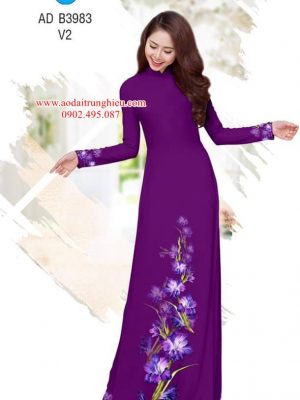 Vải áo dài Hoa tím mộng mơ thiết kế 2019 AD B3983 25 1564464702 244 Vai ao dai Hoa tim mong mo thiet ke 2019