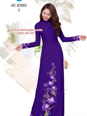 Vải áo dài Hoa tím mộng mơ thiết kế 2019 AD B3983 26 1564464702 468 Vai ao dai Hoa tim mong mo thiet ke 2019