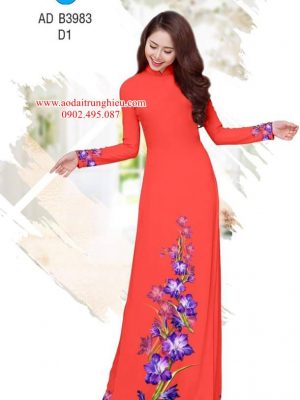 Vải áo dài Hoa tím mộng mơ thiết kế 2019 AD B3983 36 1564464703 590 Vai ao dai Hoa tim mong mo thiet ke 2019