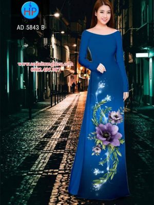 Vải áo dài Hoa cà thiết kế 2019 AD 5843 24 1564465356 376 Vai ao dai Hoa ca thiet ke 2019 AD 5843