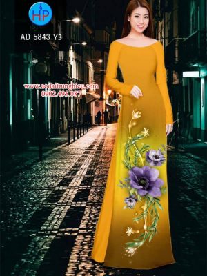 Vải áo dài Hoa cà thiết kế 2019 AD 5843 30 1564465356 594 Vai ao dai Hoa ca thiet ke 2019 AD 5843