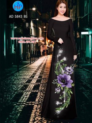 Vải áo dài Hoa cà thiết kế 2019 AD 5843 25 1564465356 719 Vai ao dai Hoa ca thiet ke 2019 AD 5843