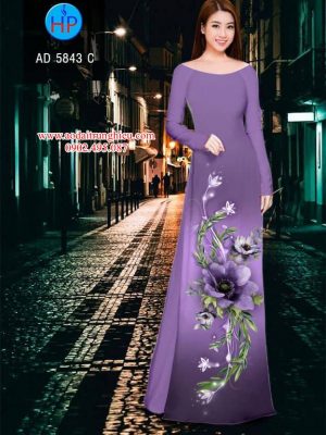 Vải áo dài Hoa cà thiết kế 2019 AD 5843 26 1564465356 918 Vai ao dai Hoa ca thiet ke 2019 AD 5843
