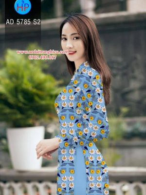 1564465474 163 Vai ao dai Hoa Cuc thiet ke 2019 AD 5785