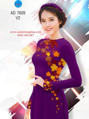 Vải áo dài Cứ ngỡ như mùa thu mới ra AD 7609 24 1564465616 286 Vai ao dai Cu ngo nhu mua thu moi ra